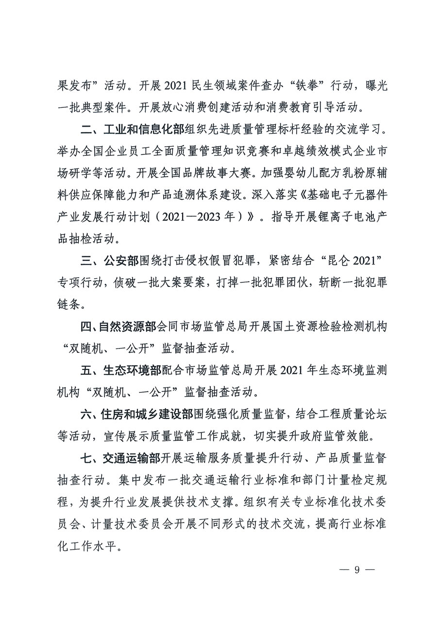 市场监管总局等16个部门关于开展2020年全国“质量月”活动的通知(国市监质〔2020〕133号)